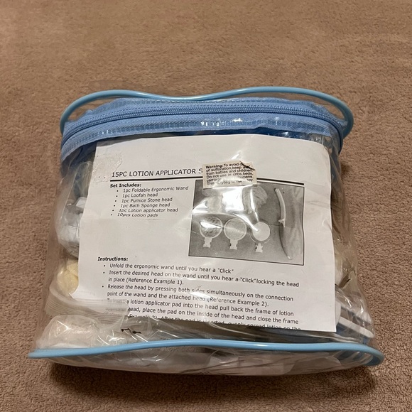 15 Pc Bath Lotion Loofah Pumice Sponge Application Spa Set 4/$16 - Picture 5 of 8